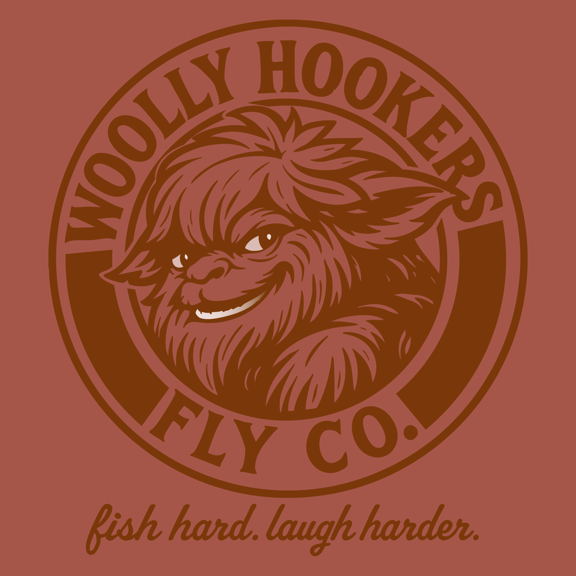 The Classic Woolbert Logo Tee — Woolly Hookers Fly Co.